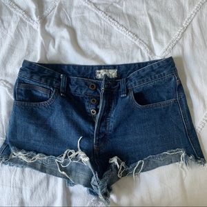 Free People Jean Shorts